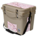 Frio 25 Tan Kings Camo Pink Ice Chest